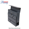 2021 Hot Selling Europe Manufacture Cheaper Letter Box Outdoor Wall Mount Stainless Steel Post Box/